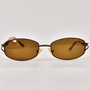 HEARTLAND MALLORY EYEGLASSES BROWN 52-17-135 STAINED GLASS FRAMES ONLY